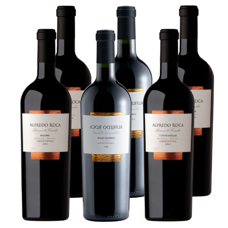 MIX RESERVA NOVEDAD - 2 Reserva de Familia Malbec - 2 Reserva de Familia Cabernet Franc - 2 Reserva de Familia Tempranillo