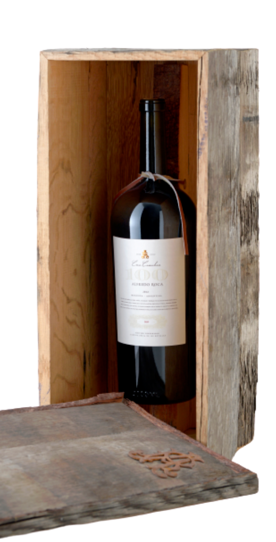 100 Cosechas - Caja de madera - 1 Botella de 1500ml